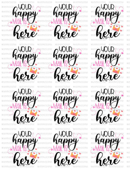 sticker sheets - your happy mail is here