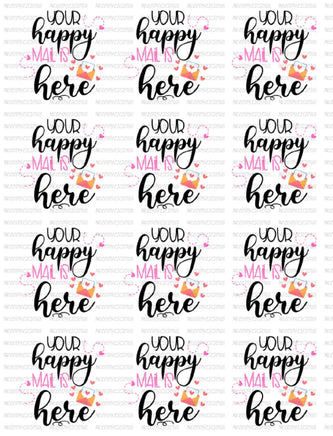 sticker sheets - your happy mail is here
