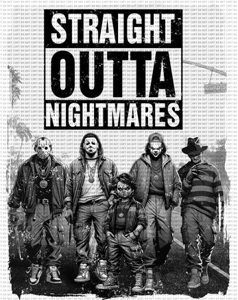 Straight Out Of Nightmares Distressed
