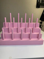 Straw topper holder