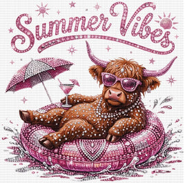 Summer Vibes Rhinestone Highland