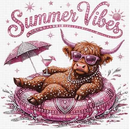 Summer Vibes Rhinestone Highland