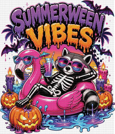 Summerween Vibes Racoon