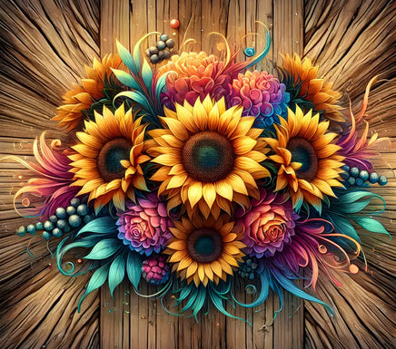Sunflowers Tumbler wrap