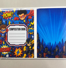 Superheroes Notebook Cover