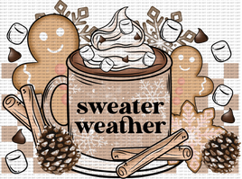 Sweater weather gingerbread cookies