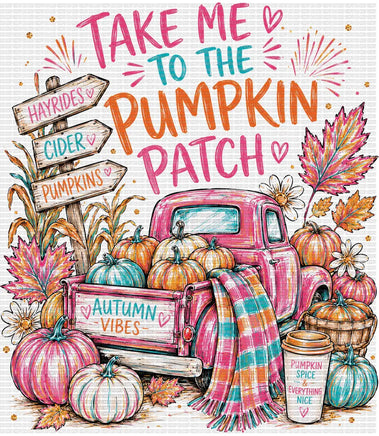Take Me to the Pumpkin Patch Pink