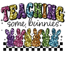 Teaching Some Bunnies Sequin