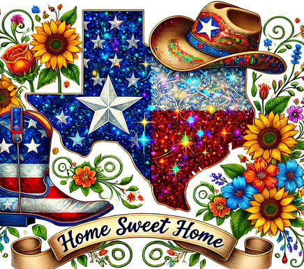 Texas tumbler wrap