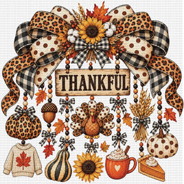 Thankful vibes bow