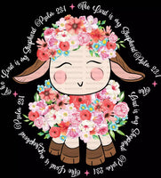 The Lord Is My Shepard Cute Lamb