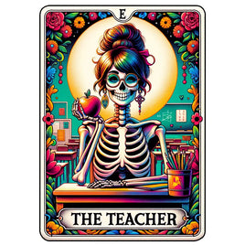 The Teacher Card UV decal