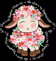 The Lord Is My Shepard Cute Lamb