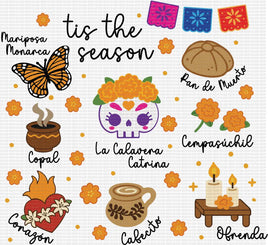 Tis The Season Dia De Los Muertos (Black)