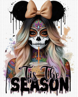 Tis The Season Spooky Girl Decal