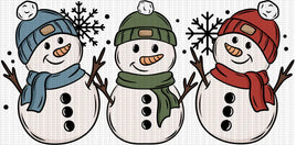 Trio snowman