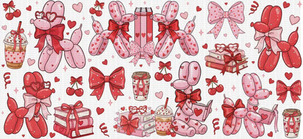 Valentine Balloon Dogs UV WRAP
