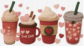 Valentine Coffee Faux Yarn