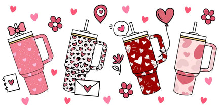Valentine Cups UV Wrap