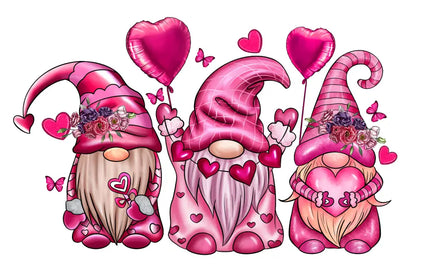 Valentine Pink Gnomes