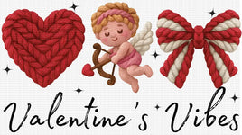 Valentine Vibes Faux Yarn