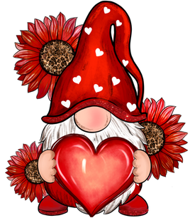 Red Gnome Valentine