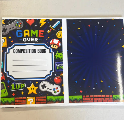 Video Game Notebook Cover