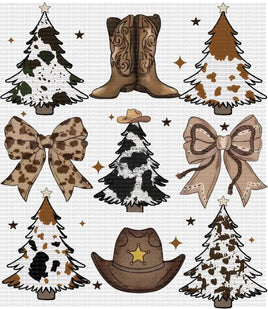 Western Christmas Bows