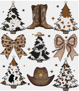 Western Christmas Bows