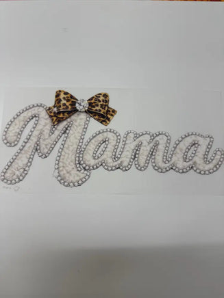 WHITE MAMA CHEETAH BOW DD