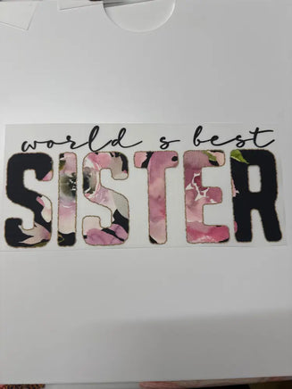 WORLD’S BEST SISTER DD