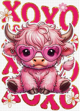 XOXO Pink Cow