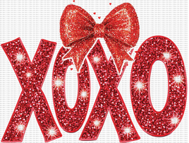 XOXO Red Bow