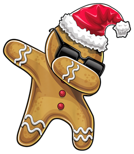 dabbing gingerbread