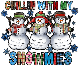 chilling with my snowmies