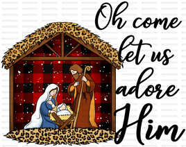 oh come let us adore him barn